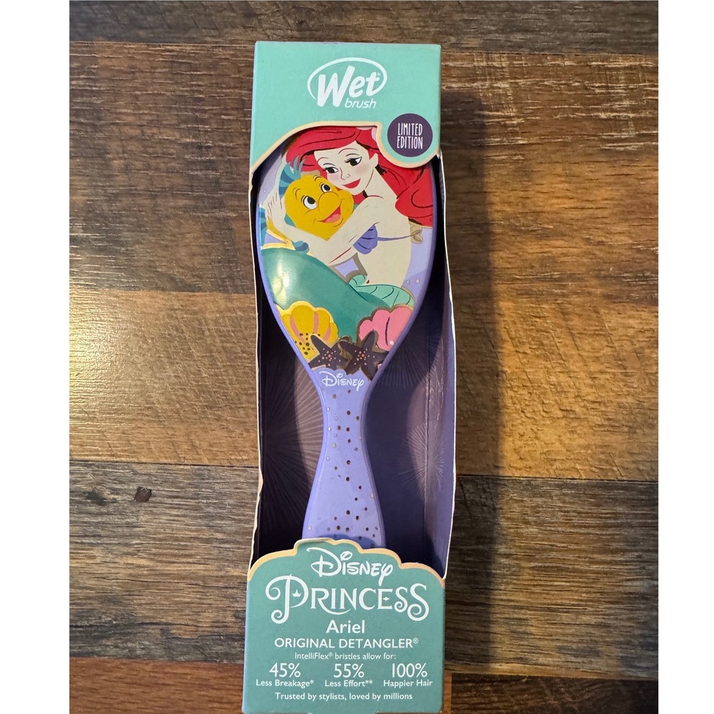 Disney Princess Ariel Original Detangler Wet Brush Limited Edition Girls NIB
